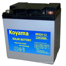 Batterie photovoltaïque pour système d&#39;énergie solaire 12V24ah